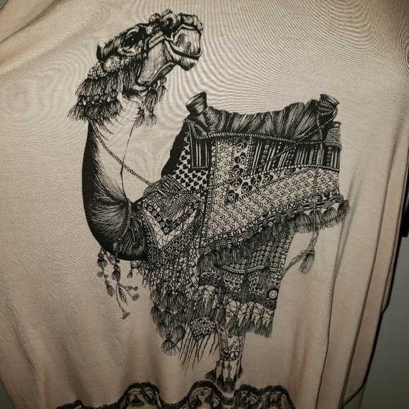 Lauren Moshi small cold shoulder camel peach - Picture 7 of 15